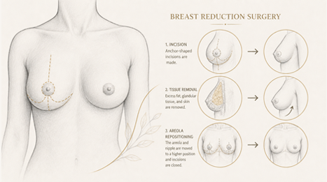 Breast Reduction Surgery in Hyderabad – Cost, Recovery & Results at AIG Hospital, Banjara Hills