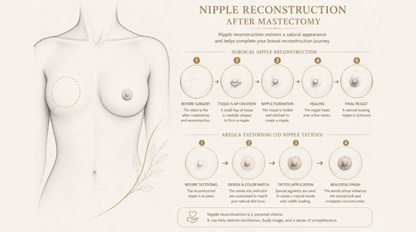 Nipple Reconstruction After Mastectomy – What It Involves and What to Expect