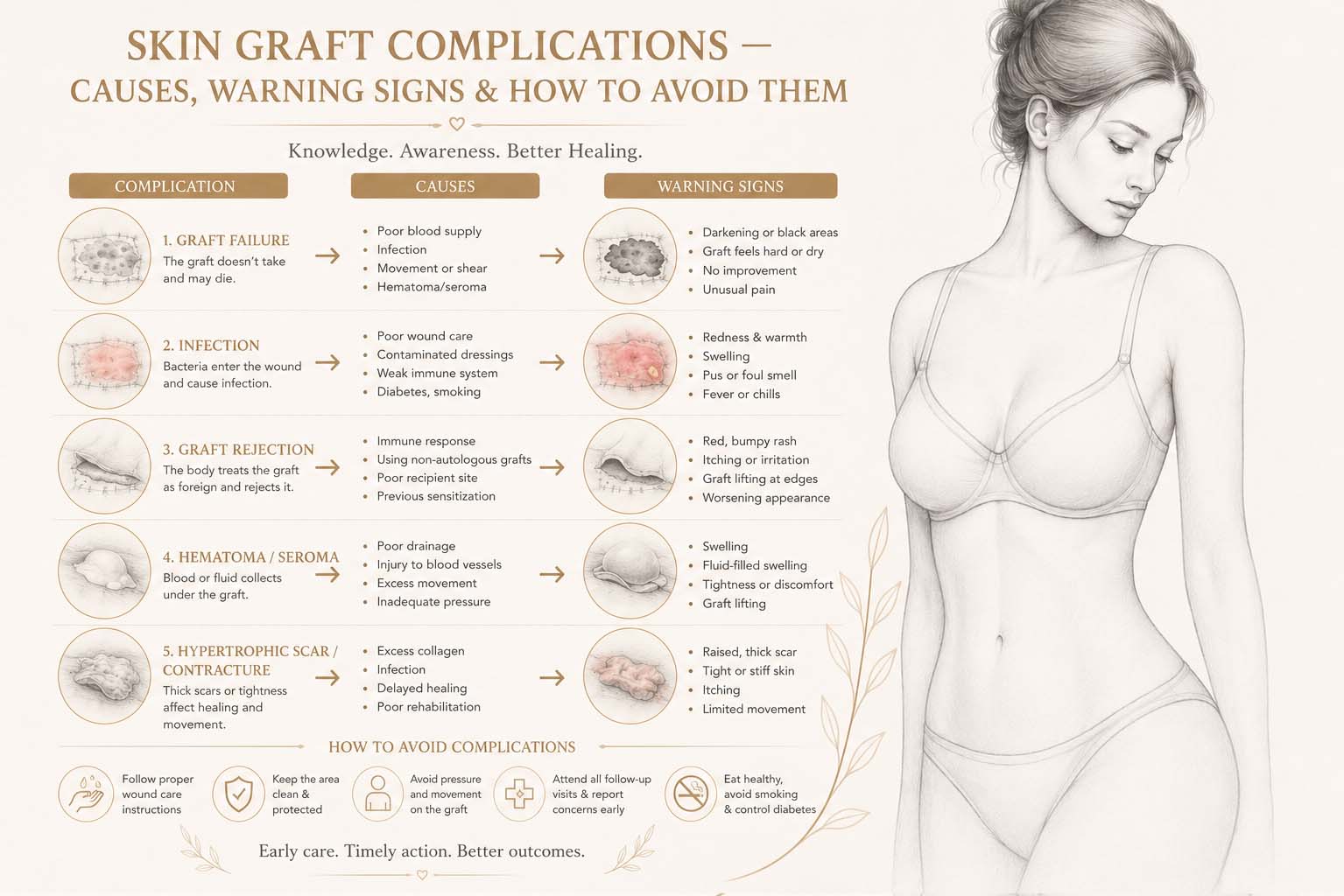 Skin Graft Complications — Causes, Warning Signs & How to Avoid Them