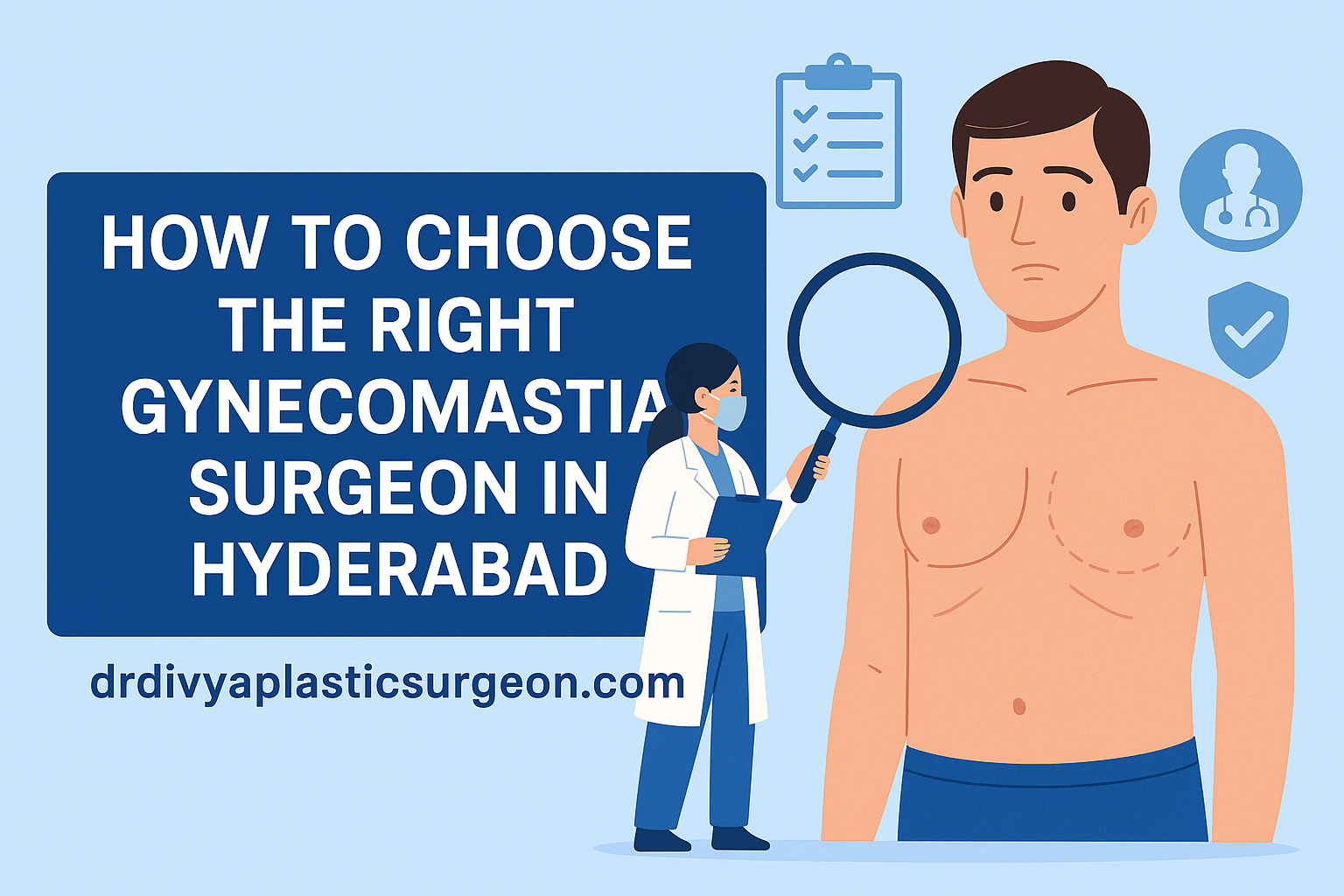 How to Choose the Right Gynecomastia Surgeon in Hyderabad