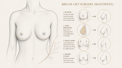 Breast Lift Surgery (Mastopexy) in Banjara Hills, Hyderabad – When Do You Need It?